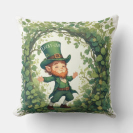 Lucky Forest Woodland Magical Leprechaun Nursery  Kussen