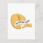 Lucky Fortune Cookie Briefkaart (Voorkant)