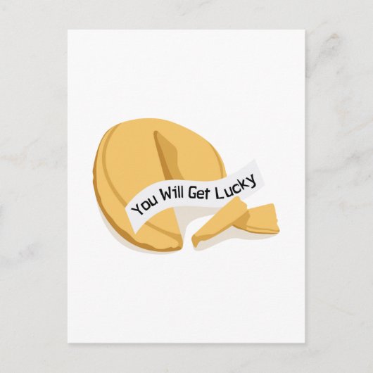 Lucky Fortune Cookie Briefkaart (Voorkant)