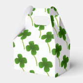 Lucky Four Leaf Clover Bedankdoosjes (Voorkant Zijde)