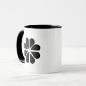 Lucky Four Leaf Clover Cornish Flag Mok (Voorkant links)