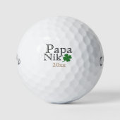 Lucky Four Leaf Clover gepersonaliseerd Golfballen (Voorkant)