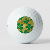 Lucky Four Leaf Clover Golfballen (Voorkant)