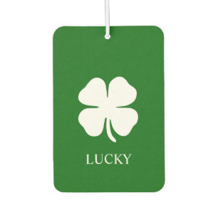 Lucky Four Leaf Clover Groen Iers Luchtverfrisser
