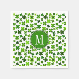 Lucky Four Leaf Clover Irish Saint Patrick's Day Servet