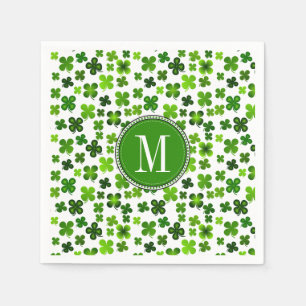 Lucky Four Leaf Clover Irish Saint Patrick's Day Servet