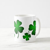 Lucky Four Leaf Clover Koffiemok (Voorkant rechts)
