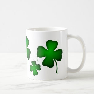 Lucky Four Leaf Clover Koffiemok