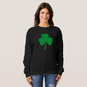 Lucky Four Leaf Clover man vrouw Unisex T-shirt (Voorkant volledig)