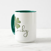 Lucky Four Leaf Clover Mok (Voorkant links)