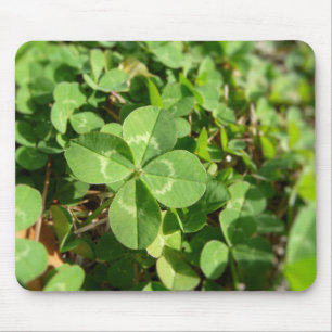 Lucky Four Leaf Clover Muismat