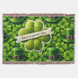 Lucky four leaf clover Saint Patrick's Day Patrick Deken