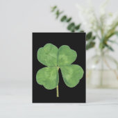 Lucky Four-Leaf Clover Shamrock Briefkaart (Staand voorkant)