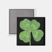 Lucky Four-Leaf Clover Shamrock Magneet (Voorkant / Achterkant)