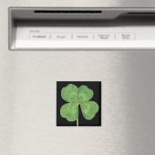 Lucky Four-Leaf Clover Shamrock Magneet (Insitu (Vaatwasser))