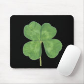 Lucky Four-Leaf Clover Shamrock Muismat (Met muis)
