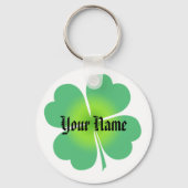  Lucky Four Leaf Clover-Sleutelhanger Sleutelhanger (Voorkant)