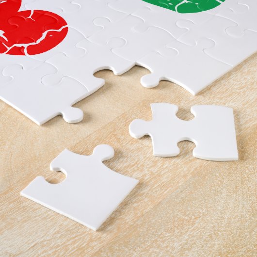 Lucky Four Leaf Clover - St Patrick's Day Legpuzzel (Zijkant)