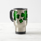 Lucky Four Leaf Clover Stein Reisbeker (Voorkant links)