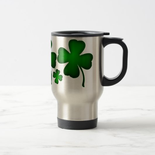 Lucky Four Leaf Clover Stein Reisbeker (Rechts)