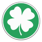 Lucky Four Leaf Clover Stickers