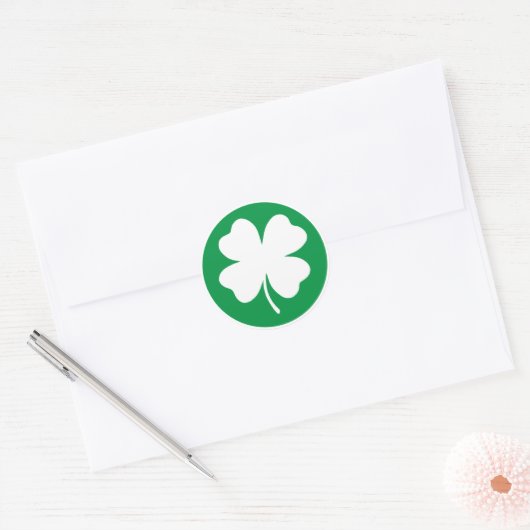 Lucky Four Leaf Clover Stickers (Envelop)