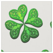 Lucky Four-Leaf Clover Stof (Close Up)