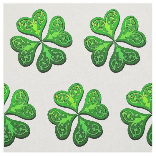 Lucky Four-Leaf Clover Stof (Swatch)