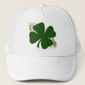 Lucky Four Leaf Clover Trucker Pet (Voorkant)