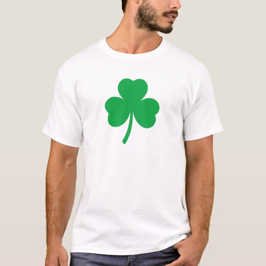 Lucky Four Leaf Clover Unisex T-shirt vrouw man (Voorkant)