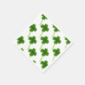 Lucky Four Leaf Clovers Servetten (Hoek)