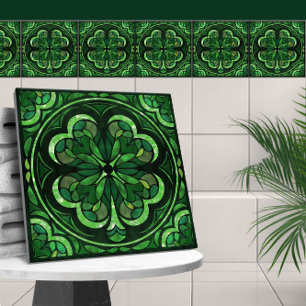 Lucky Four-leaf klaver luxe Tegeltje