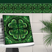 Lucky Four-leaf klaver luxe Tegeltje