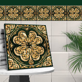 Lucky Four-leaf klaver luxe Tegeltje