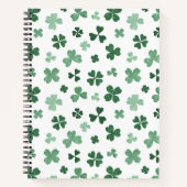 Lucky Four-Leaf Pattern Notitieboek (Voorkant)