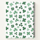 Lucky Four-Leaf Pattern Notitieboek (Achterkant)