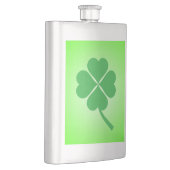 Lucky Four Leaf Shamrock Design-87906 Flacon (Rechts)