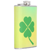 Lucky Four Leaf Shamrock Design-87906 Heupfles (Rechts)