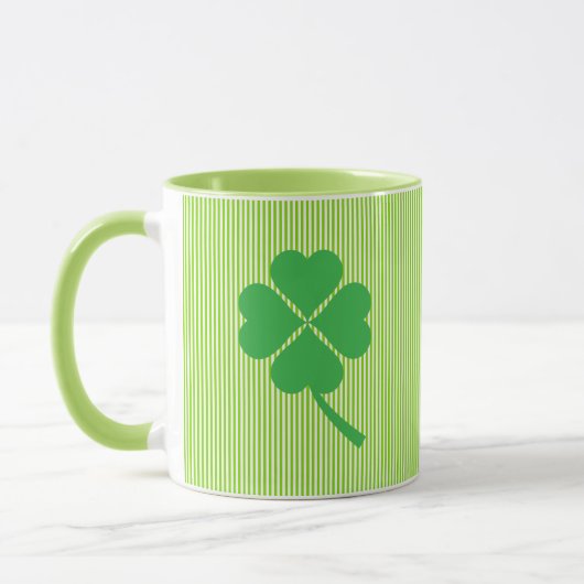 Lucky Four Leaf Shamrock Design-87906 Mok (Links)