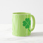 Lucky Four Leaf Shamrock Design-87906 Mok (Voorkant rechts)