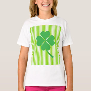 Lucky Four Leaf Shamrock Design-87906 T-shirt