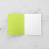 Lucky Fox Shamrock Sunglasses St Patrick's day Kaart (Binnen)