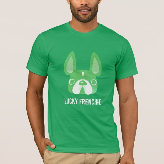 Lucky Frenchie T-shirt (Voorkant)