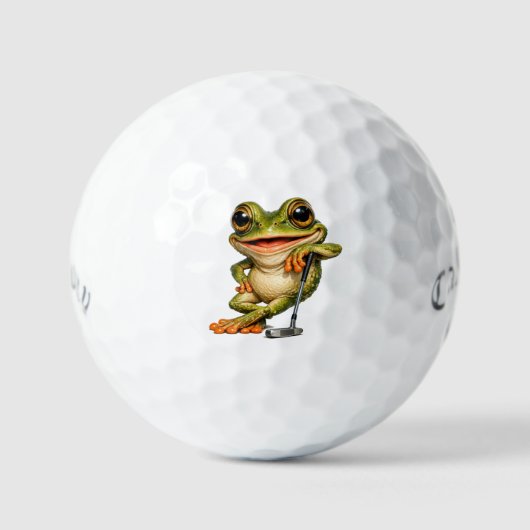 Lucky Frog Callaway Supersoft Golfballen (Voorkant)