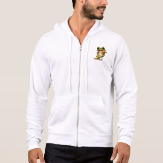 Lucky Frog Golfer's Volwassenen Ritssluiting Hoodi Hoodie
