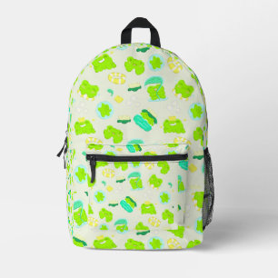 Lucky frogs bedrukte rugzak