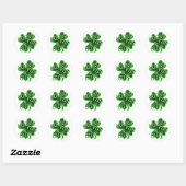 Lucky Fun Cute St. Patrick's Day Ronde Sticker (Vel)