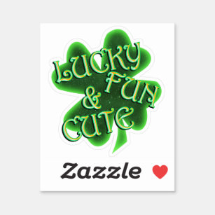 Lucky Fun Schattige St. Patrick's Day Sticker