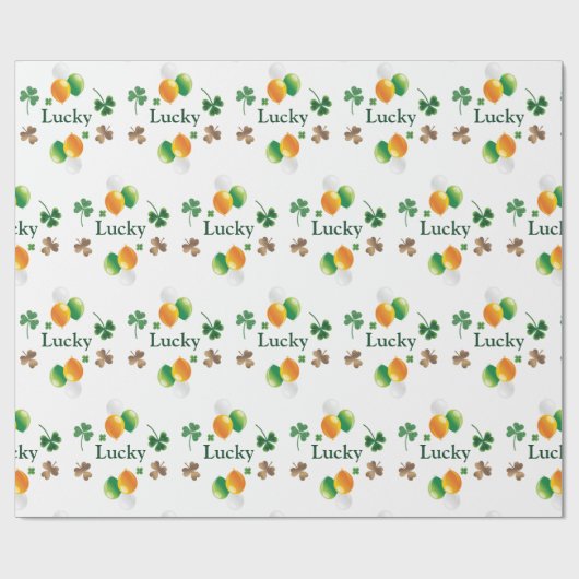 Lucky - Funny St. Patrick's Day Cadeaupapier (Vlak)
