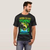 Lucky gaat vissen t-shirt (Voorkant volledig)